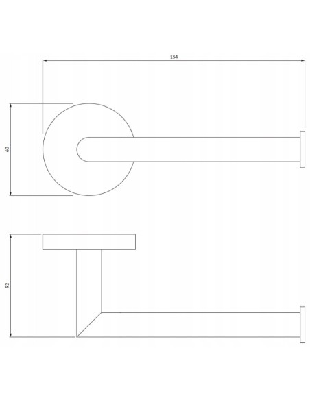 OMNIRES Uchwyt na papier MP60510CP