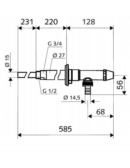 Schell Zawór mrozoodporny 1/2 Polar II 039950399