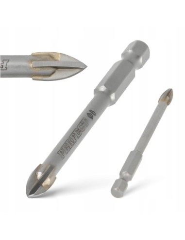 Wiertło do szkła 6,0 x 75 mm Stalco S-72174