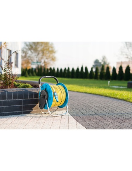 Stojak na wąż ALUPLUS 1/2" 60 m CellFast 55-160