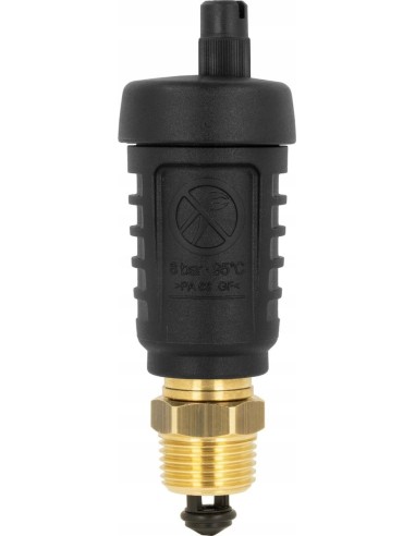 Odpowietrznik automatyczny Afriso R1/2" z zaworem stopowym i Aquastop