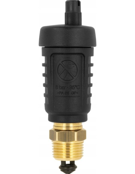 Odpowietrznik automatyczny Afriso R1/2" z zaworem stopowym i Aquastop