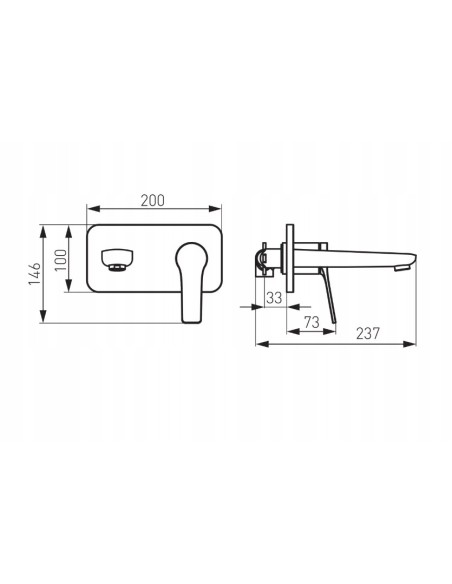 Ferro Stratos Black bateria umyw. podt. BSC3PABL