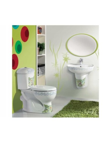 Kompakt WC CeraStyle Happy 08100-PW