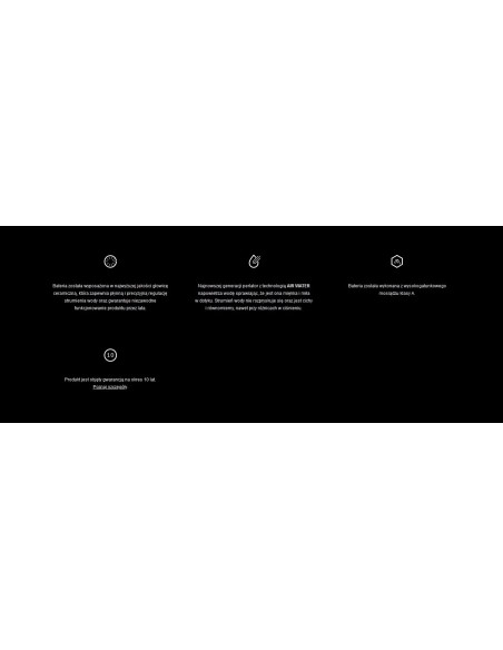 Bateria wannowa 5-otworowa podtynk OMNIRES czarny czarny półmat Y1237-1BL