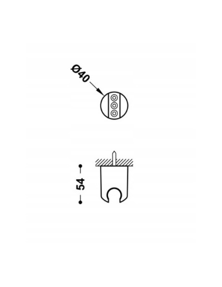 Tres Uchwyt do słuchawki prysznicowej 9134841