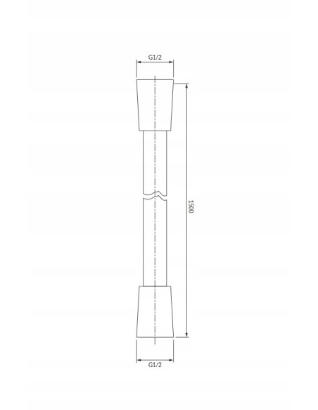 Wąż prysznicowy 150 cm Omnires złoty szczotkowany 023-XGLB