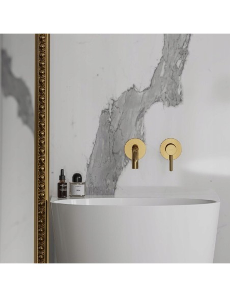 Bateria umywalkowa podtynkowa Omnires złoty Y1215HGL