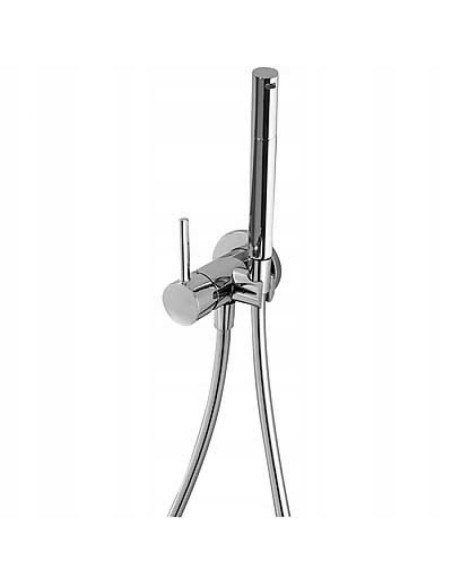 Tres Max Bateria bidetowa podtynkowa srebrny 134123