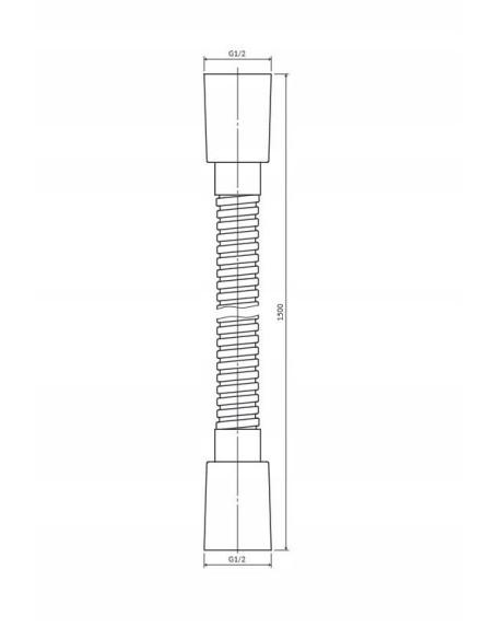 Wąż prysznicowy Omnires 150 cm miedź połysk 023-XCP