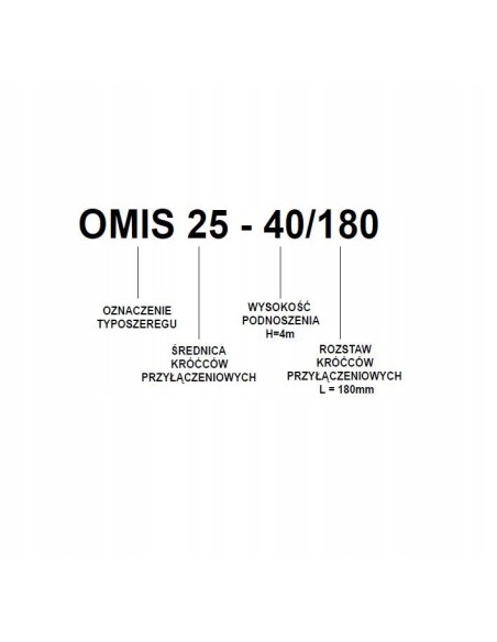 Pompa obiegowa Omnigena OMIS 25-60/180