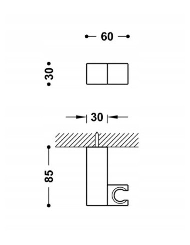 TRES Uchwyt regulowany 107839
