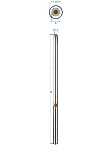 OMNIGENA POMPA GŁĘBINOWA 3T32 230V WK kabel 20 m