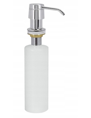 Ręczne dozownik do mydła nablatowy Tres 400 ml srebrny 13474110