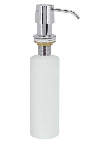 Ręczne dozownik do mydła nablatowy Tres 400 ml srebrny 13474110