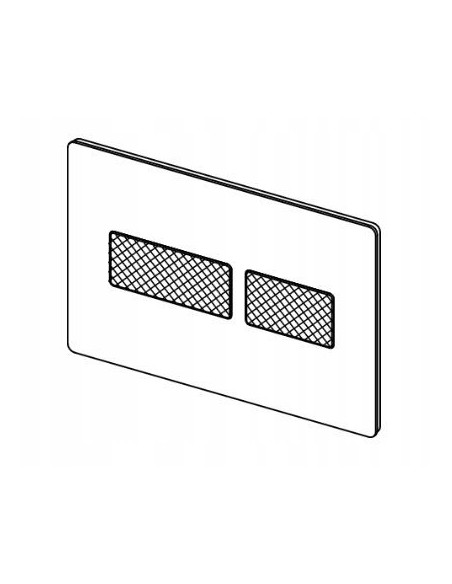 Przycisk spłukujący do WC Tece SOLID brązowy 9240435