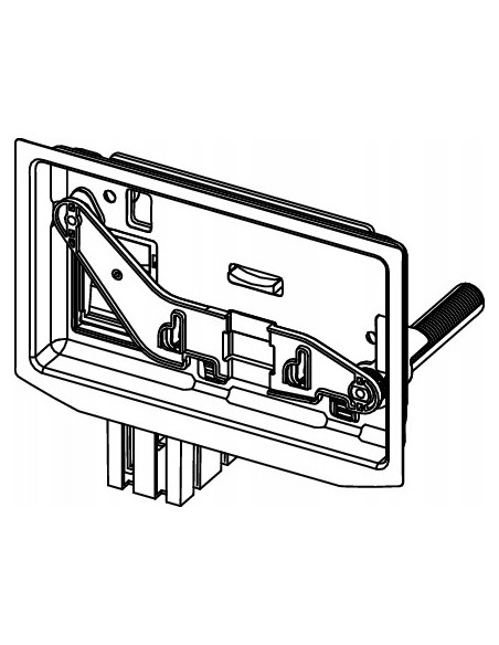 Tece płytka maskująca z koszem na kostki WC 9240951