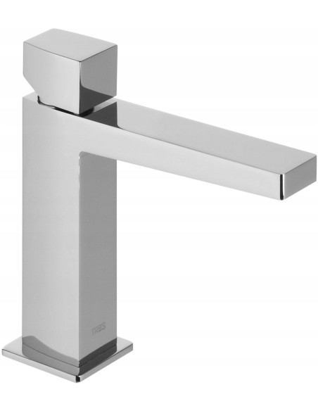 Bateria umywalkowa stojąca Tres Slim Exclusive srebrny 20210302