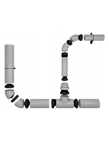 Kanał okrągły Heatpex 125 mm 52912500100T