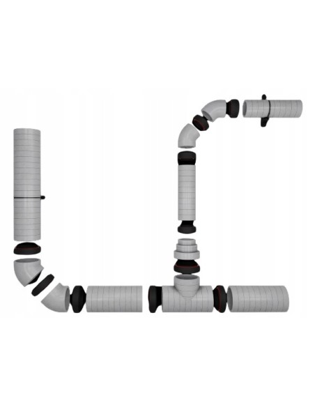 Kanał okrągły Heatpex 125 mm 52912500100T