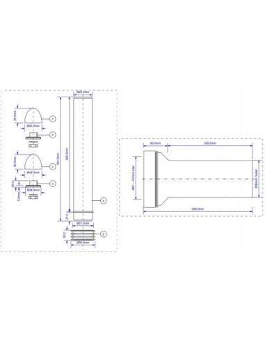 Zestaw montażowy do spłuczek podtynkowych Mcalpine FPKIT-2