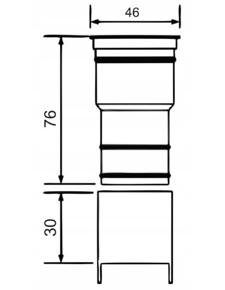 McAlpine HC26TUBE-SUB Czyszczak syfonów z serii HC26CLCP HC2600CL