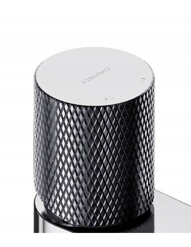 Bateria umywalkowa stojąca Omnires Contour srebrny CT8010CR