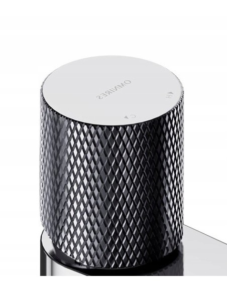 Bateria umywalkowa stojąca Omnires Contour srebrny CT8010CR