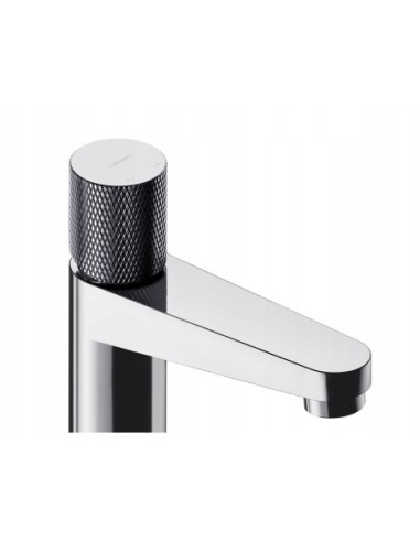 Bateria umywalkowa stojąca Omnires Contour srebrny CT8010CR