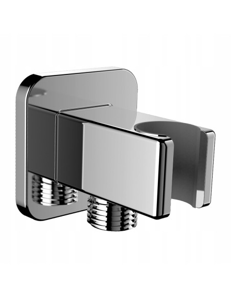 Bateria wanna-prysznic jednouchwytowa Omnires Parma srebrny SYSPMW01CR