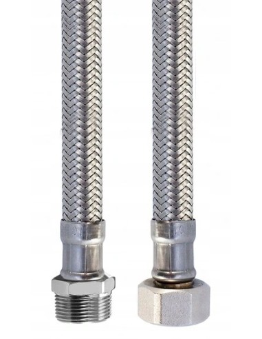 Wąż do podłączenia baterii tucai 3/8 80cm krótki 4335