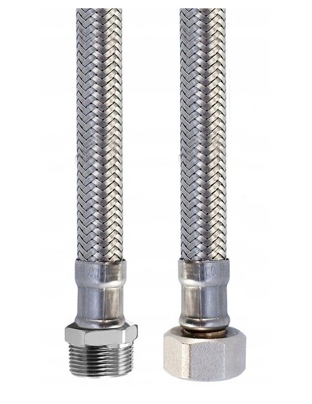 Wąż do podłączenia baterii tucai 3/8 80cm krótki 4335