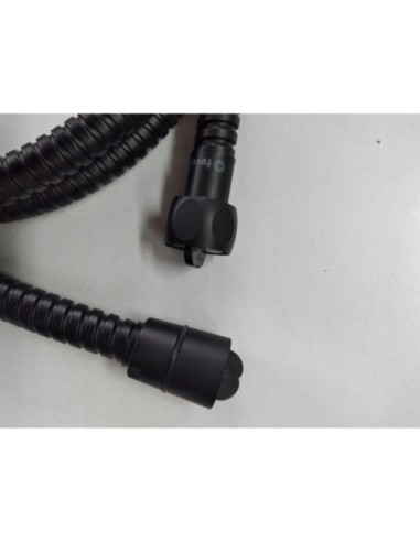 Wąż prysznicowy czarny mat TUCAI PREMIUM rozciągany 1,75 m 210014