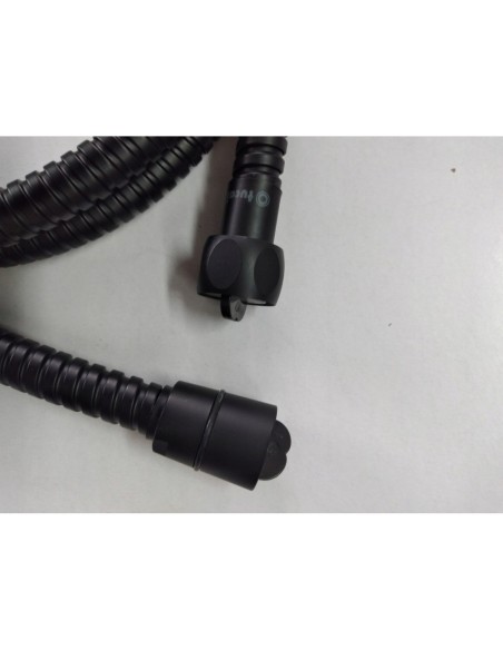 Wąż prysznicowy czarny mat TUCAI PREMIUM rozciągany 1,75 m 210014