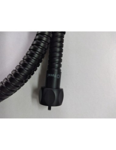 Wąż prysznicowy czarny mat TUCAI PREMIUM rozciągany 1,75 m 210014