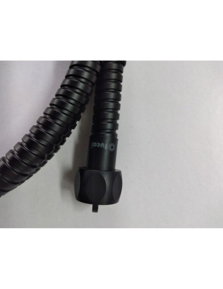 Wąż prysznicowy czarny mat TUCAI PREMIUM rozciągany 1,75 m 210014