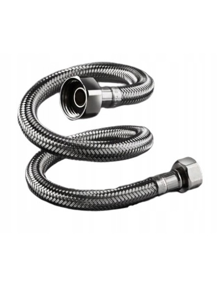 Wąż wężyk do wody oplot stalowy 3/4"-3/4" 30 cm 8049