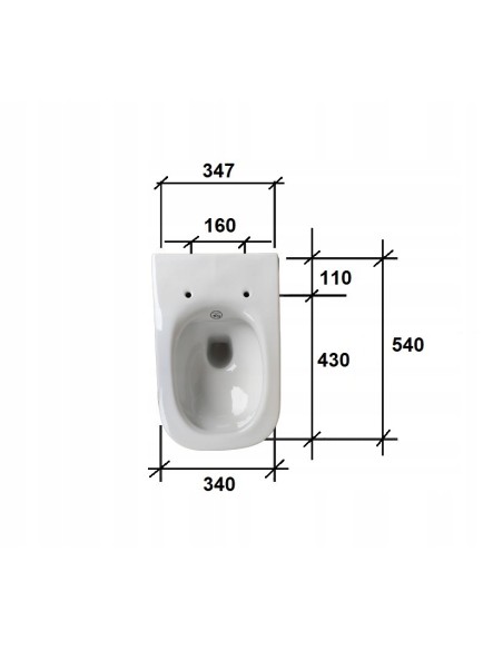 Miska podwieszana WC Roca Gap A34H470000