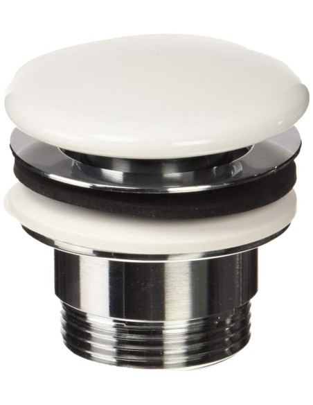 Korek z przelewem klik-klak okrągły Roca biały A505401100