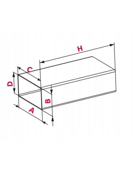 Awenta Kanał płaski 55x110 0,5mb KP55-05