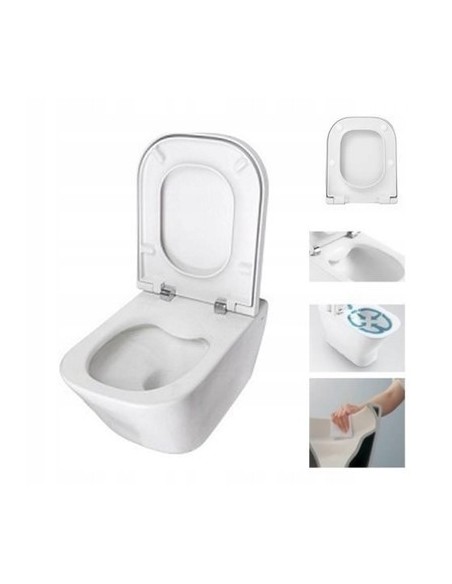 Miska podwieszana WC Roca Gap A34647L000