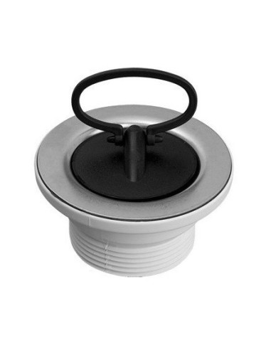 Korek bez przelewu z sitkiem okrągły McAlpine biały HC15