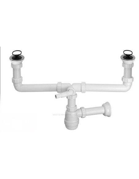 Syfon zlewozmywakowy rurowy McAlpine 11/2x40 CDBAWW-P