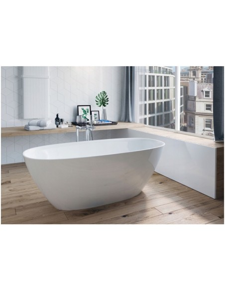 ROCA ARIANE Wanna wolnostojąca 165x75 cm, A248470000, STONEX A248470000