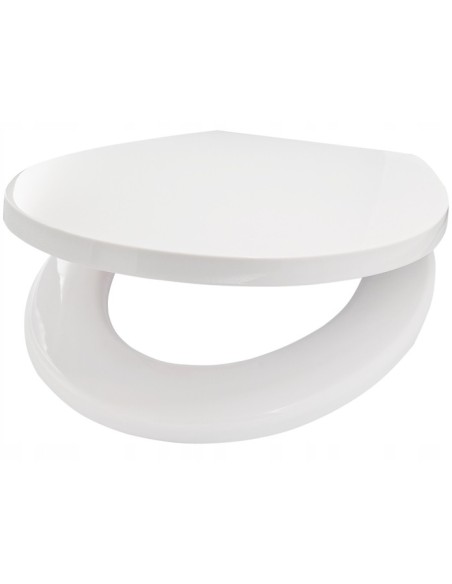 Deska sedesowa Hydroland biała swobodnie opadająca DES.D12