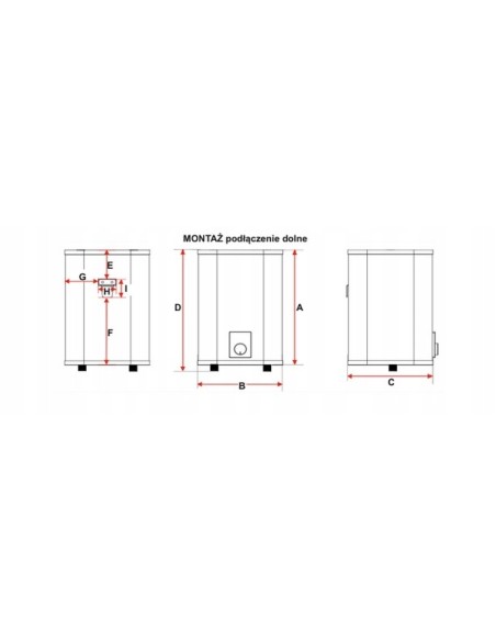Podgrzewacz wody Hydroland 2000 W 20 l OWNAPD20