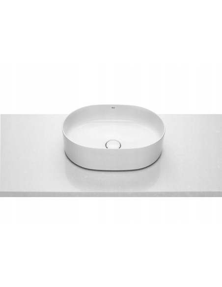 Umywalka Nablatowa owalna Roca Inspira Round 50 cm biały A327520000