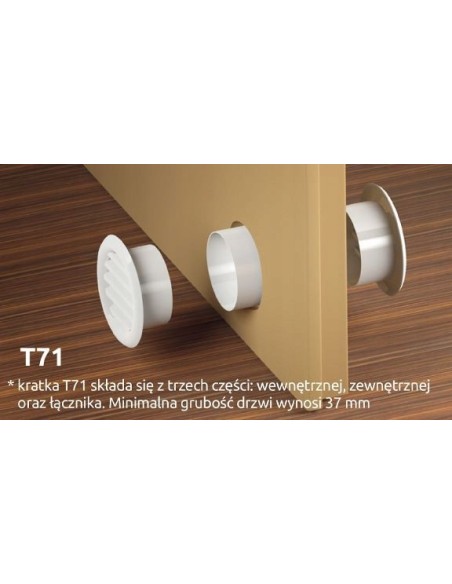 Awenta Kratka do drzwi fi60/80 T74 opak. 1szt.