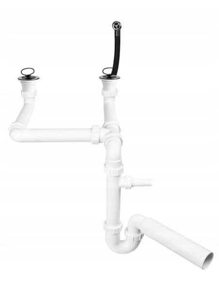 SYFON ZLEWOZMYWAKOWY PODWÓJNY MCALPINE HC7HC12-POL