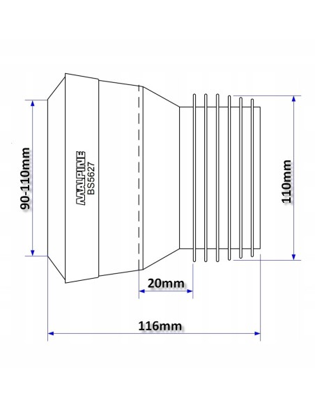 Przyłącze kanalizacyjne McAlpine MAC1-EXS